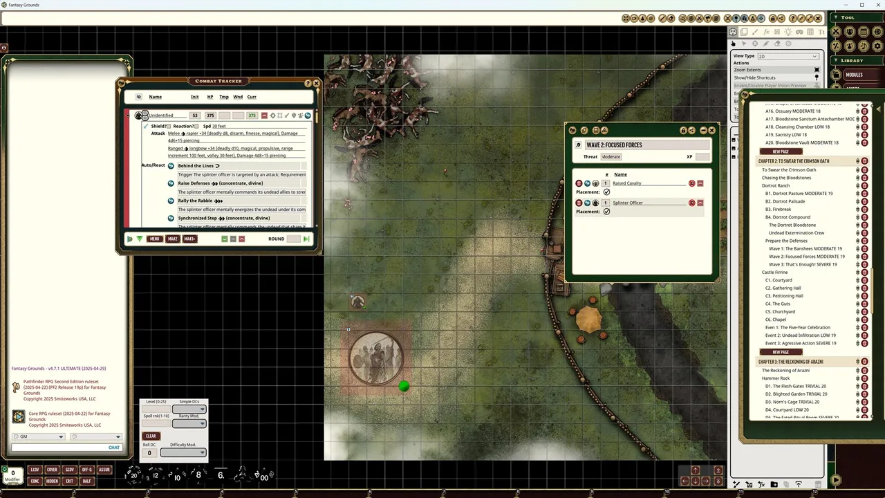 Fantasy Grounds - Pathfinder 2 RPG - Claws of the Tyrant Screenshot 0