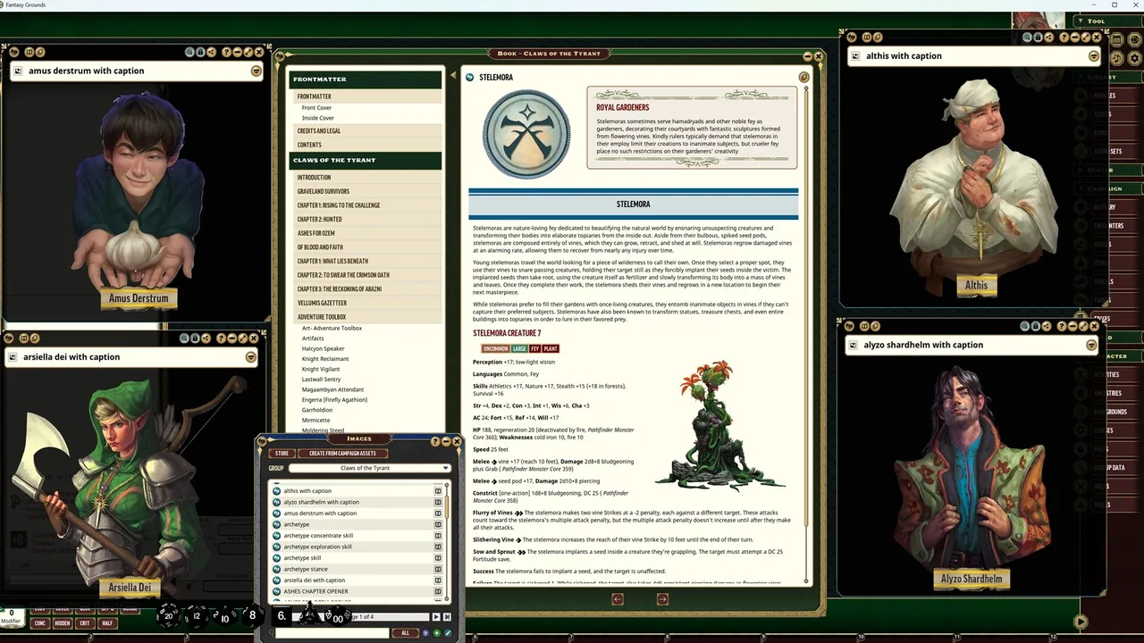 Fantasy Grounds - Pathfinder 2 RPG - Claws of the Tyrant Screenshot 2