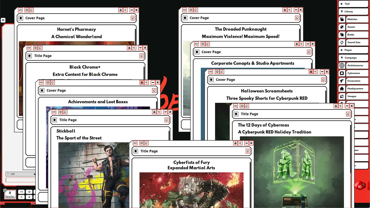 Fantasy Grounds - Cyberpunk RED - Interface RED Volume 4 Screenshot 3