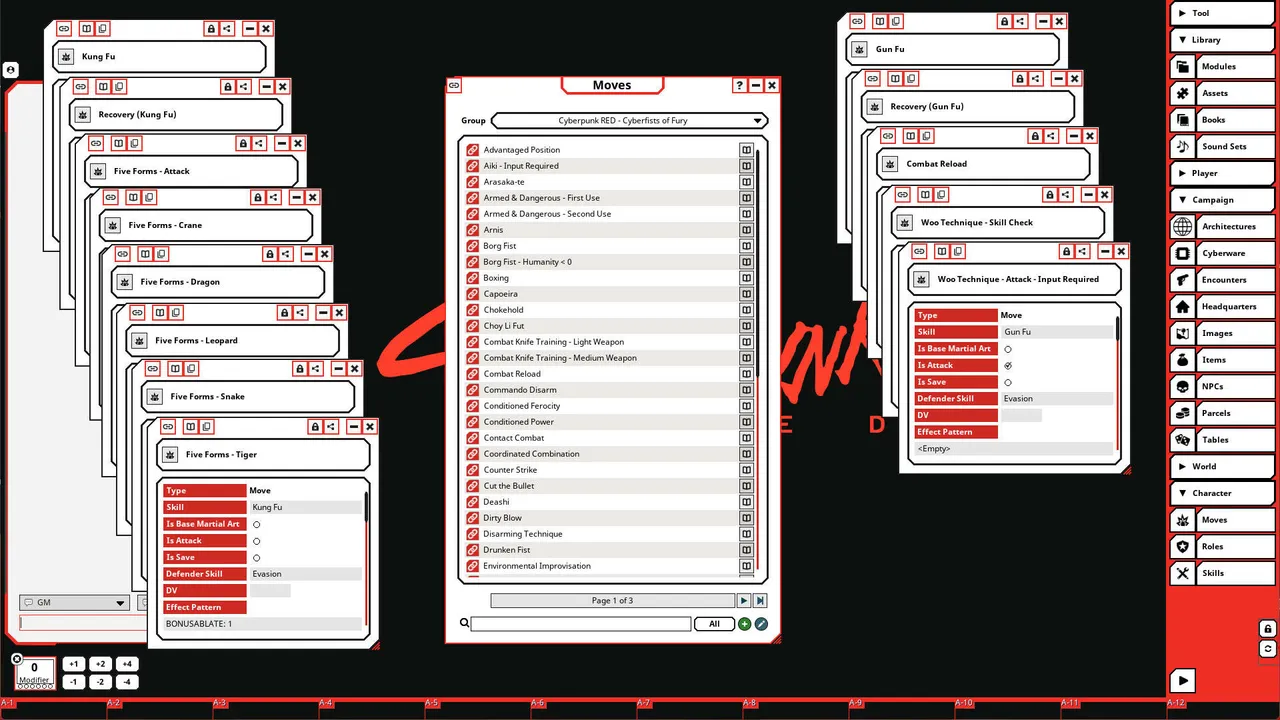 Fantasy Grounds - Cyberpunk RED - Interface RED Volume 4 Screenshot 2
