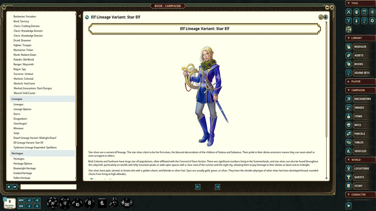 Fantasy Grounds - Labyrinth Worldbook - Players Guide Only Screenshot 4