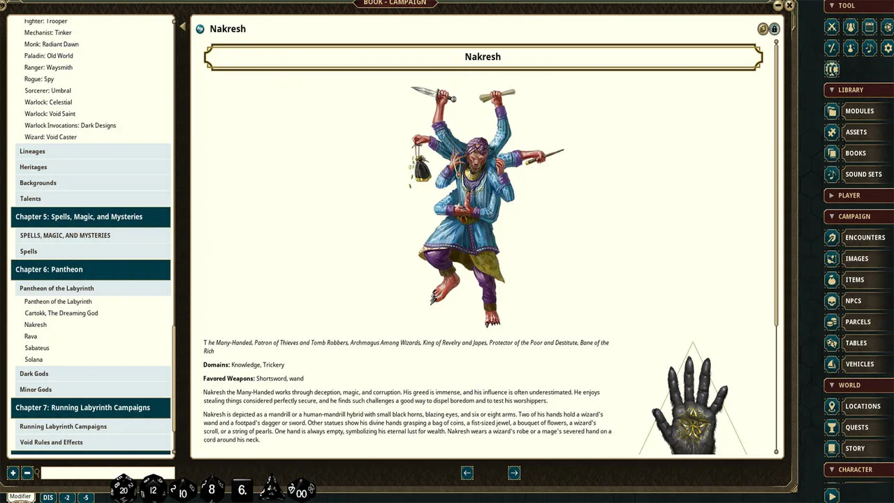 Fantasy Grounds - Labyrinth Worldbook Screenshot 0