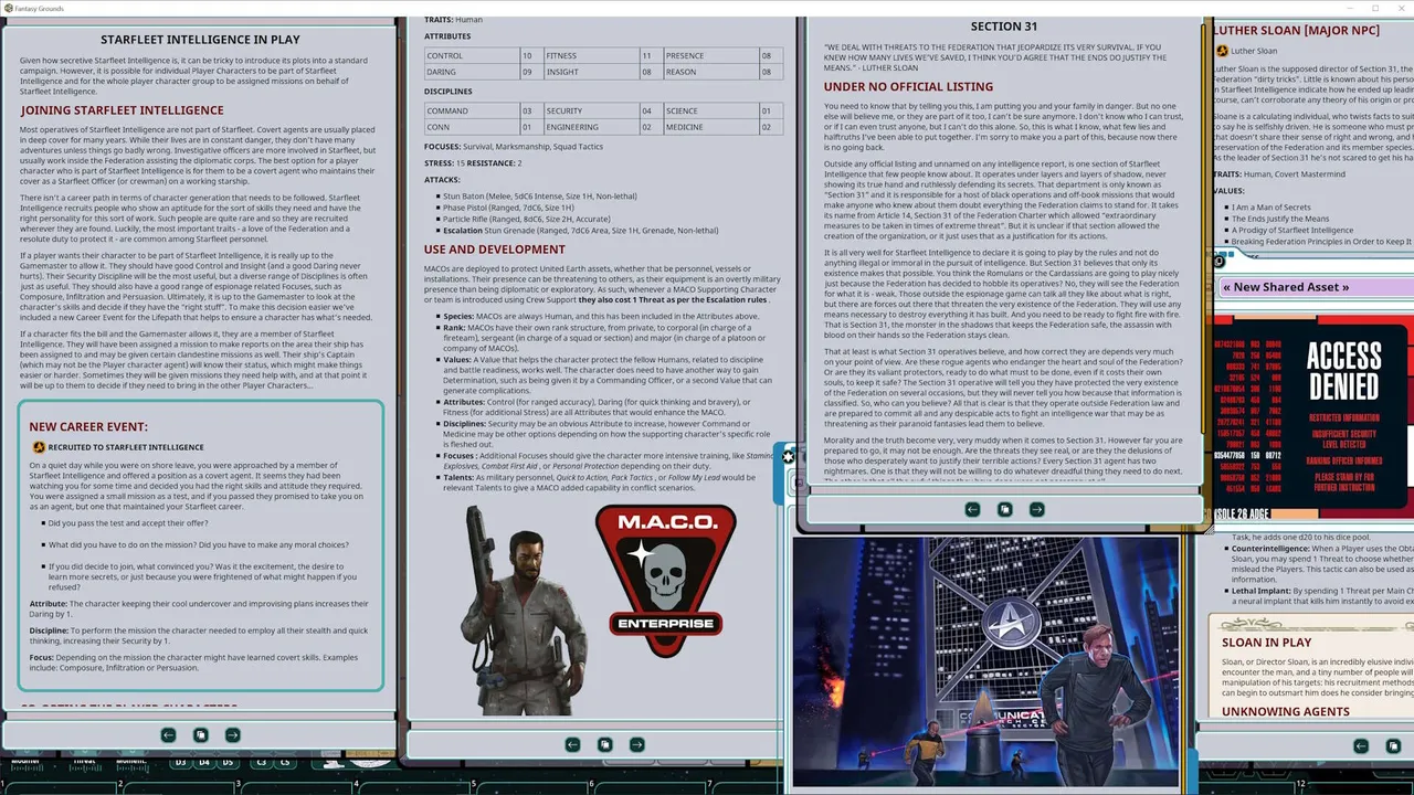 Fantasy Grounds - Star Trek Adventures: The Operations Division Supplemental Rulebook Screenshot 4