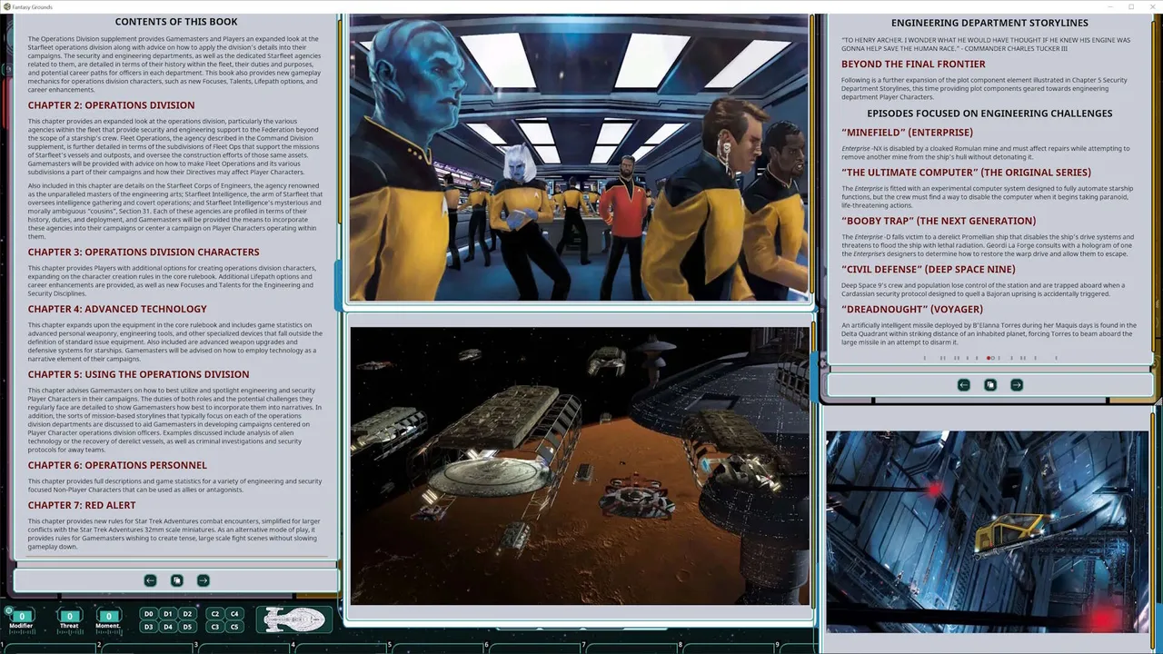 Fantasy Grounds - Star Trek Adventures: The Operations Division Supplemental Rulebook Screenshot 1