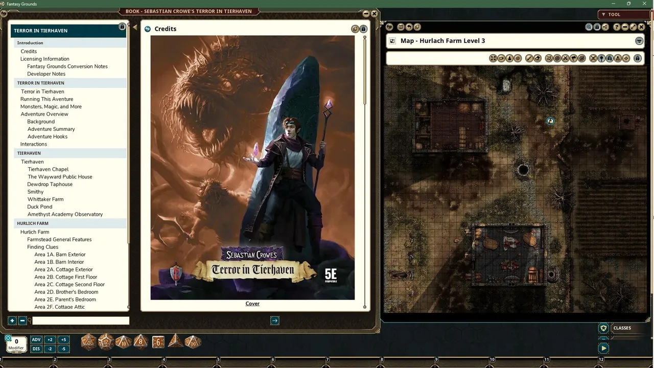 Fantasy Grounds - Sebastian Crowe's Terror in Tierhaven Screenshot 0