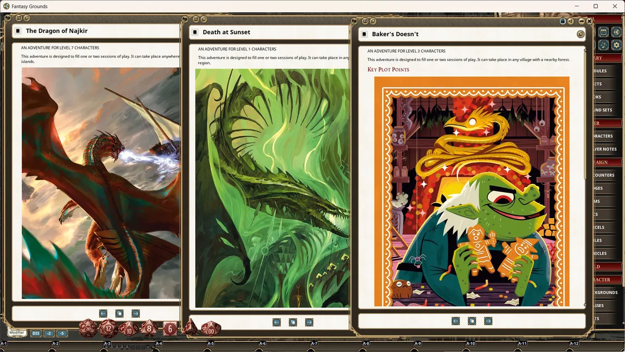 Fantasy Grounds - Dungeons & Dragons Dragon Delves Screenshot 5