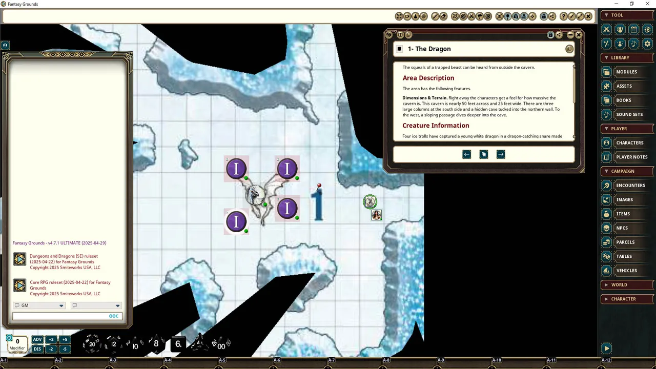 Fantasy Grounds - The Frozen Maw Screenshot 1