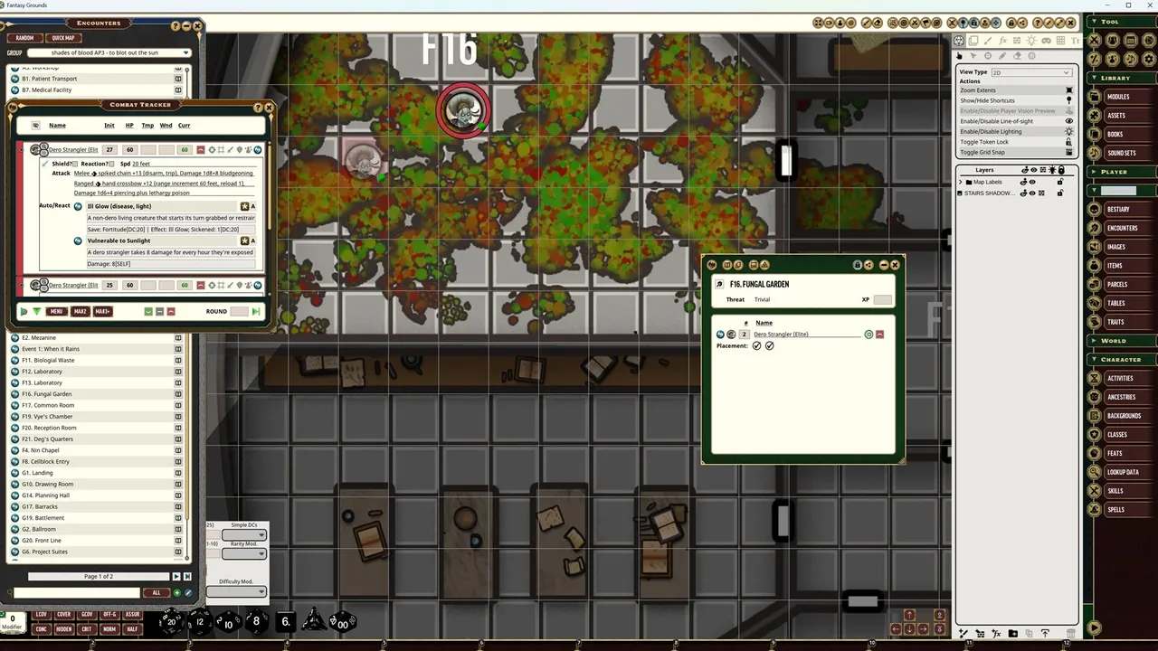 Fantasy Grounds - Pathfinder 2 RPG - Pathfinder Adventure Path #215: To Blot Out the Sun (Shades of Blood 3 of 3) Screenshot 1