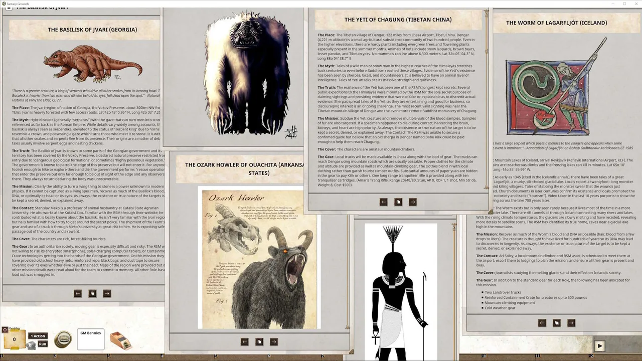 Fantasy Grounds - Royal Society of Mythology Screenshot 4