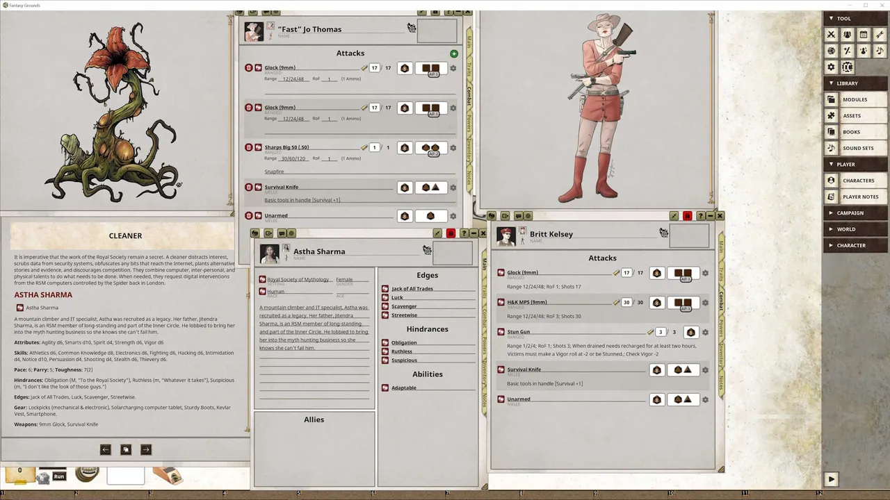 Fantasy Grounds - Royal Society of Mythology Screenshot 0