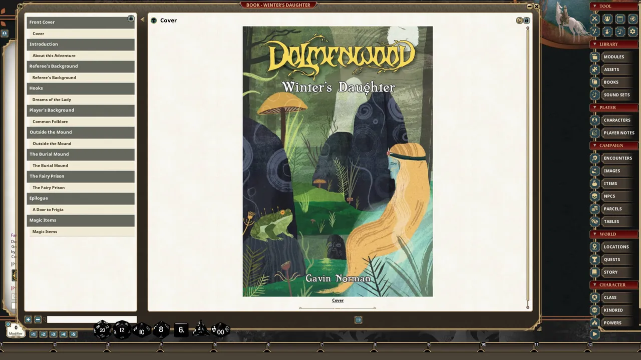 Fantasy Grounds - Dolmenwood - Winter's Daughter Screenshot 1