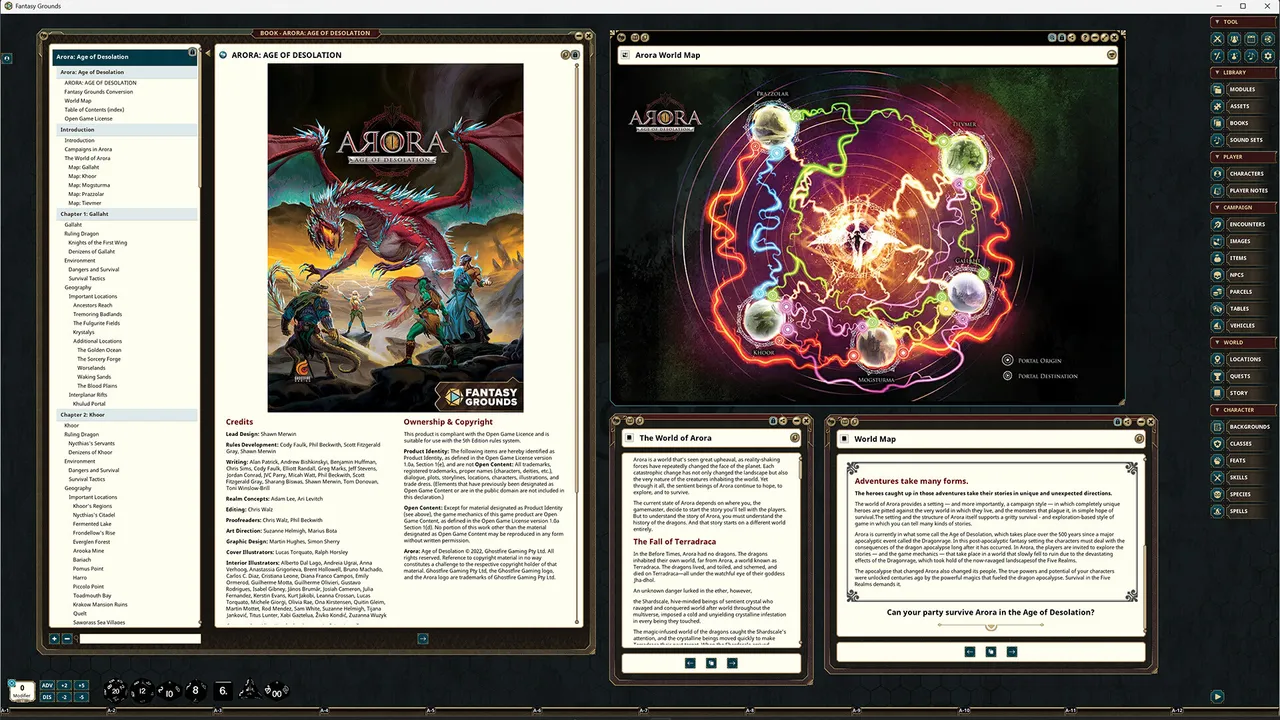 Fantasy Grounds - Arora: Age of Desolation Screenshot 5