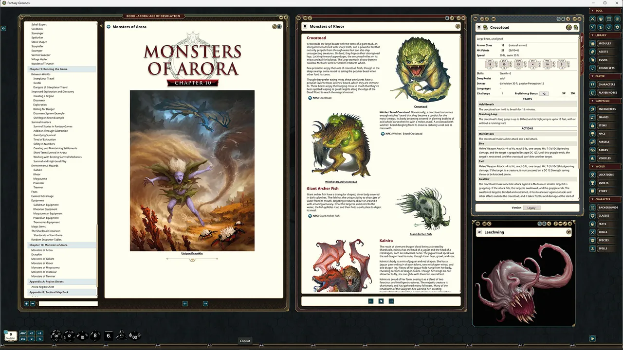 Fantasy Grounds - Arora: Age of Desolation Screenshot 1