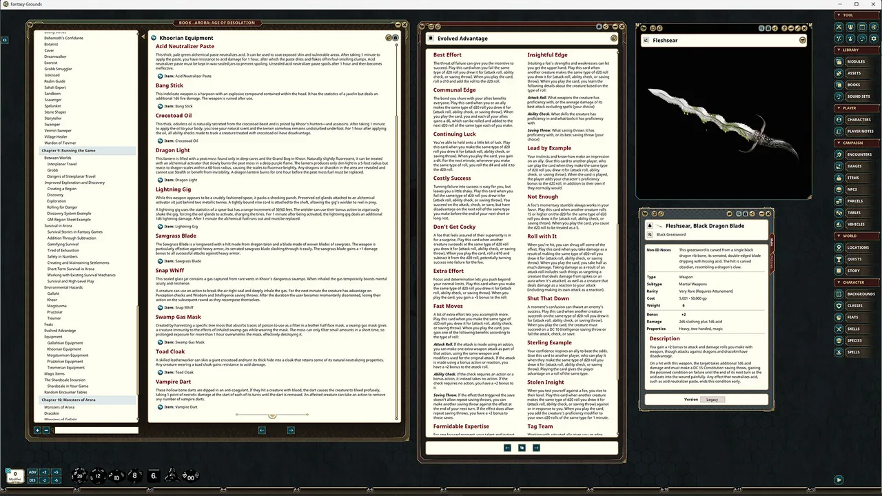 Fantasy Grounds - Arora: Age of Desolation Screenshot 4