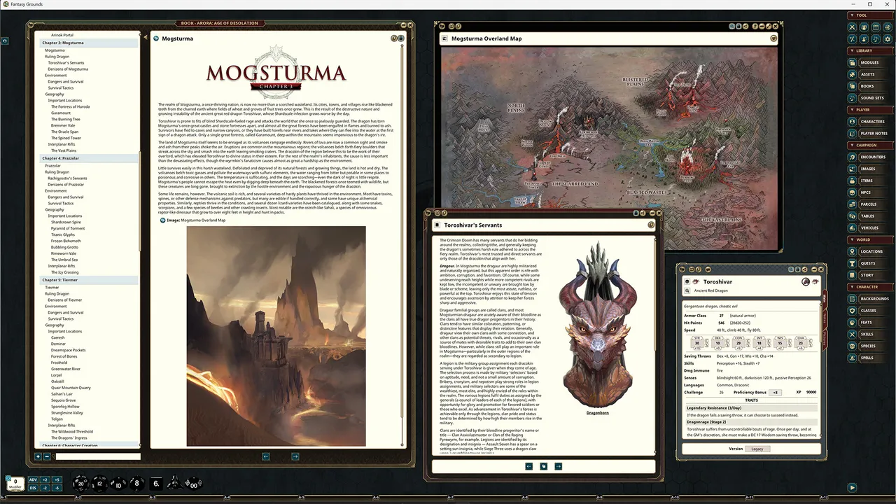 Fantasy Grounds - Arora: Age of Desolation Screenshot 2