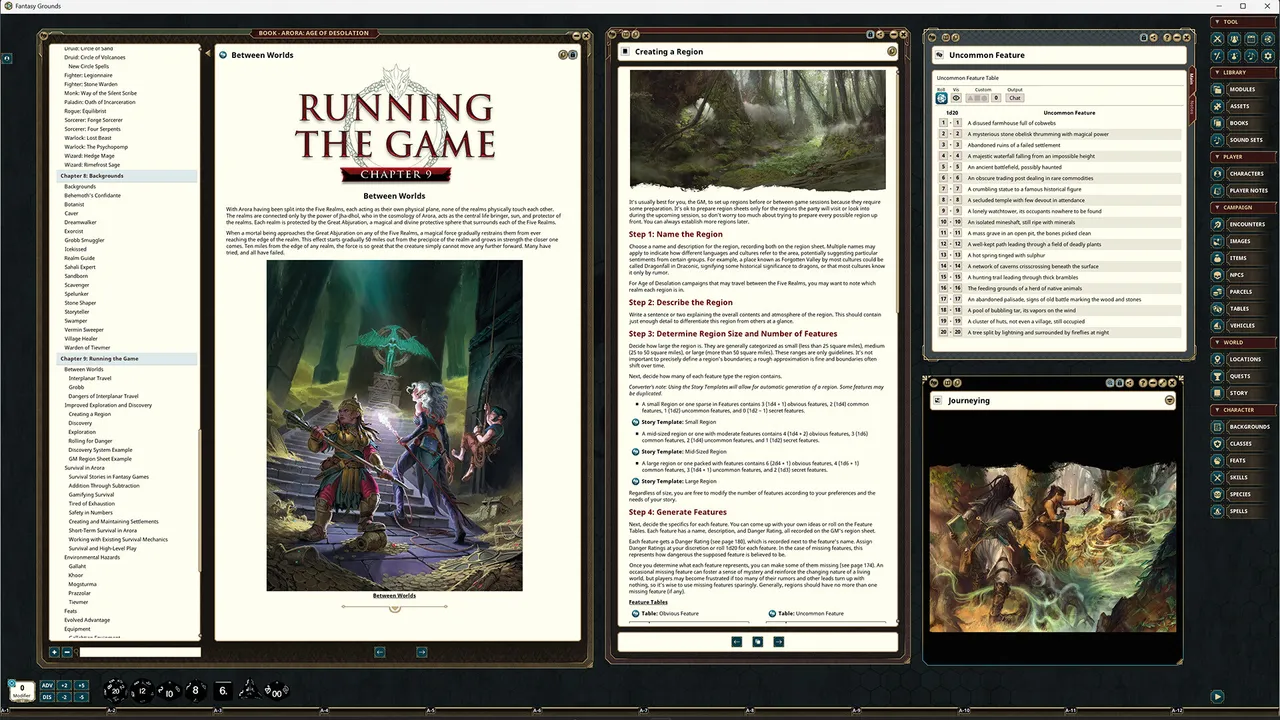 Fantasy Grounds - Arora: Age of Desolation Screenshot 0