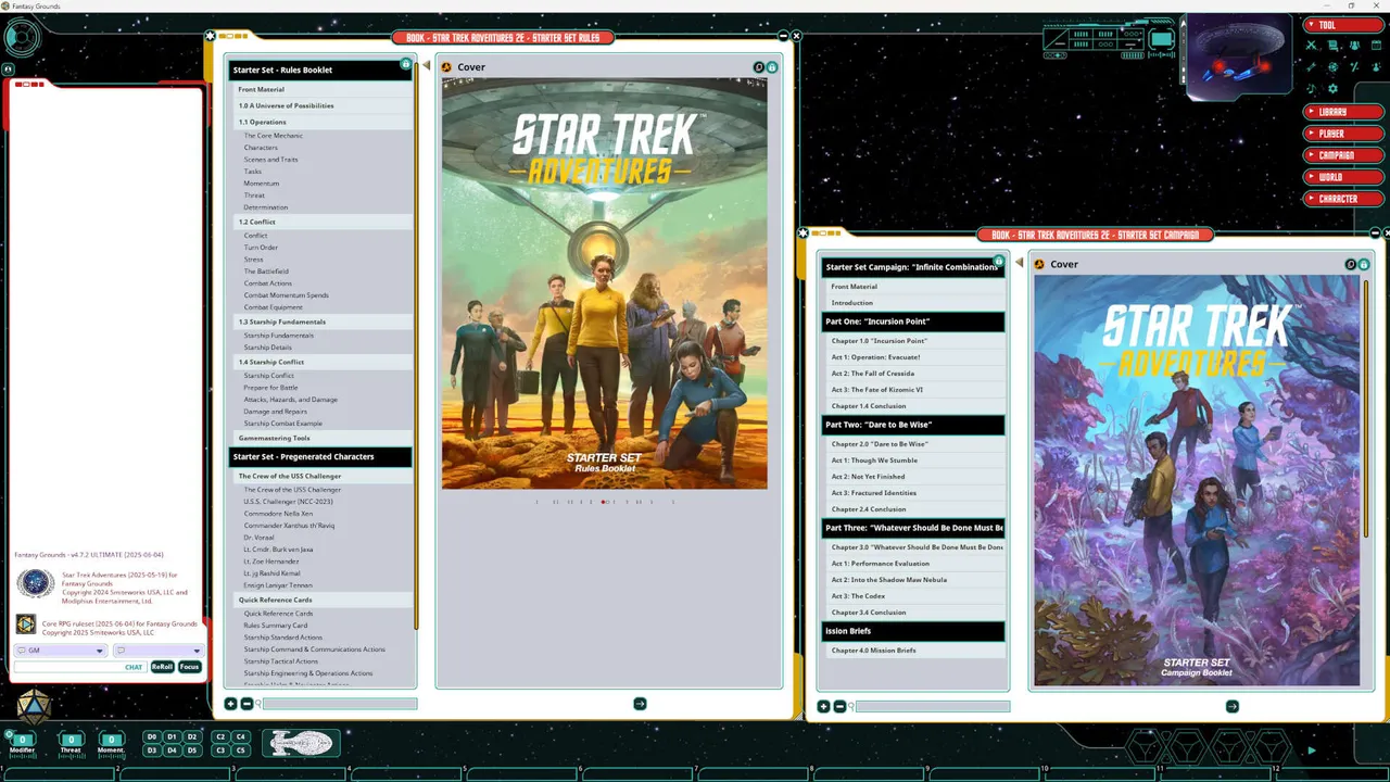 Fantasy Grounds - Star Trek Adventures - The Roleplaying Game - Second Edition Starter Set Screenshot 3