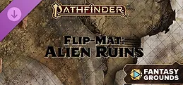 Fantasy Grounds - Pathfinder RPG - Flip-Mat: Alien Ruins