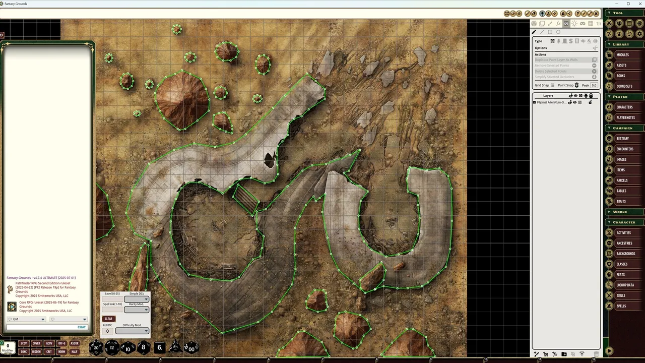 Fantasy Grounds - Pathfinder RPG - Flip-Mat: Alien Ruins Screenshot 4
