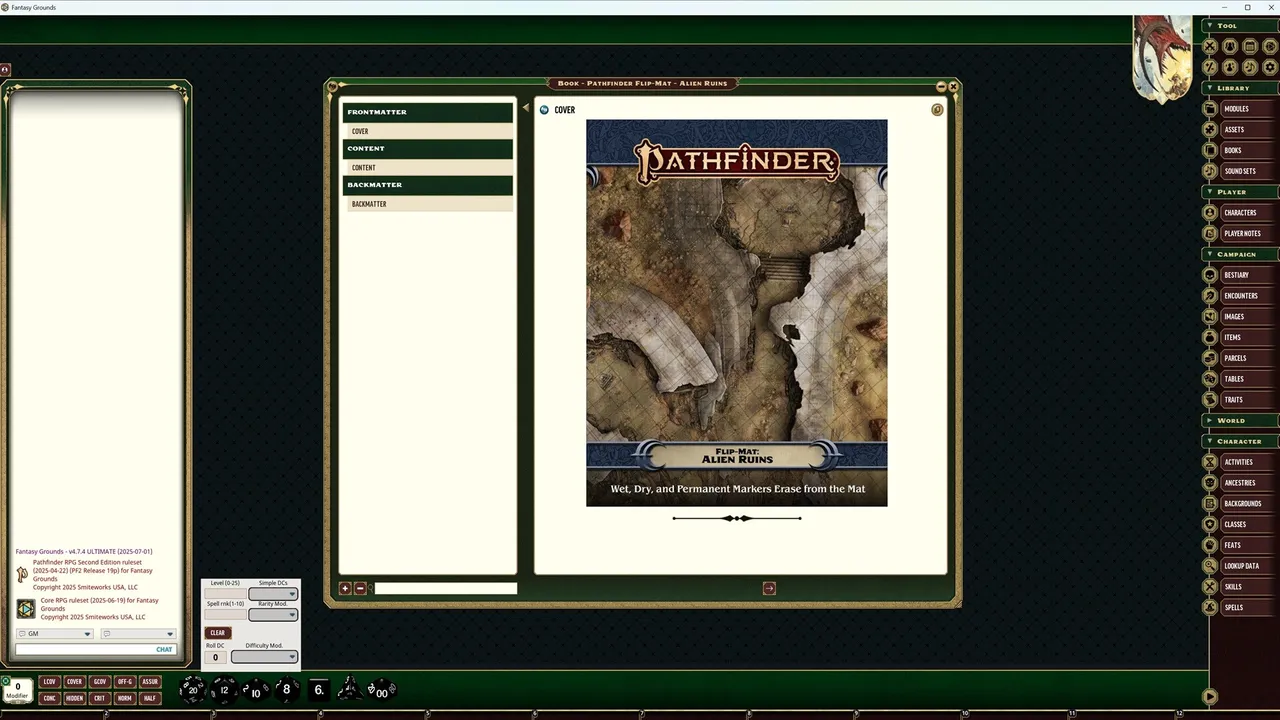 Fantasy Grounds - Pathfinder RPG - Flip-Mat: Alien Ruins Screenshot 2