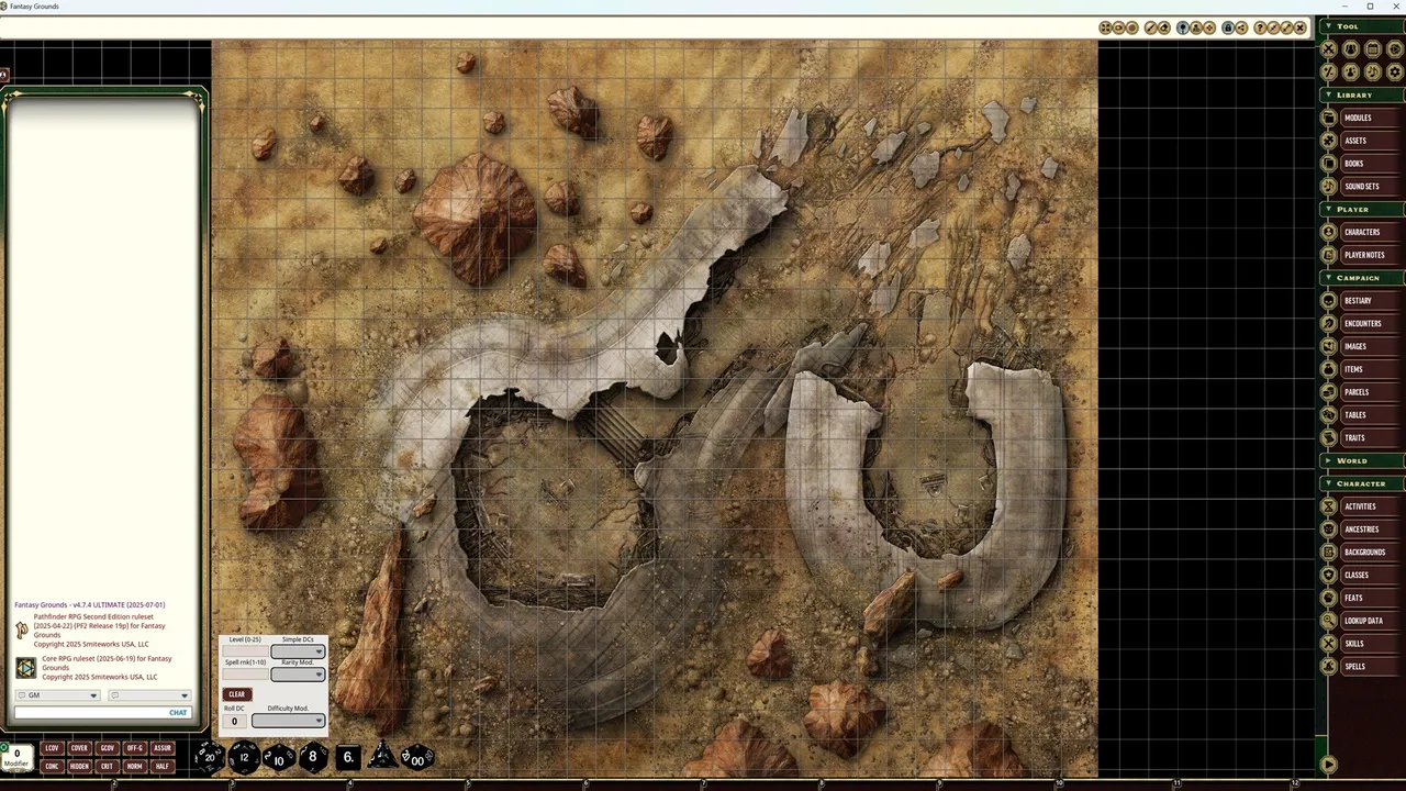Fantasy Grounds - Pathfinder RPG - Flip-Mat: Alien Ruins Screenshot 1