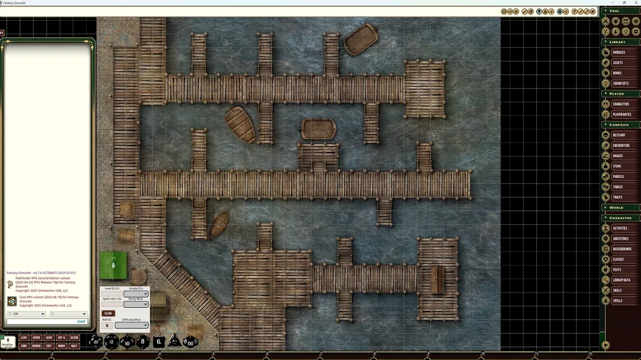 Fantasy Grounds - Pathfinder RPG - Flip-Mat: Boardwalk Screenshot 3