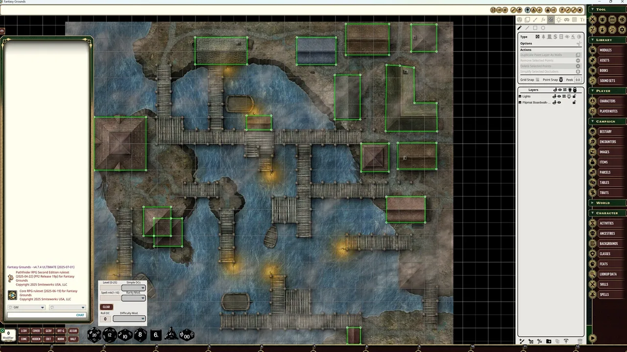 Fantasy Grounds - Pathfinder RPG - Flip-Mat: Boardwalk Screenshot 2