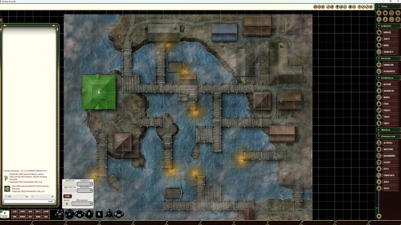 Fantasy Grounds - Pathfinder RPG - Flip-Mat: Boardwalk Screenshot 0