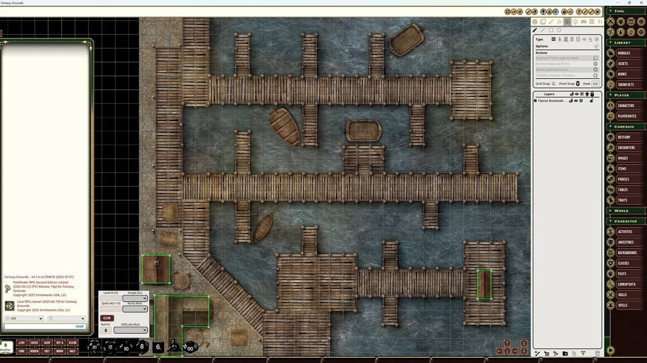 Fantasy Grounds - Pathfinder RPG - Flip-Mat: Boardwalk Screenshot 4