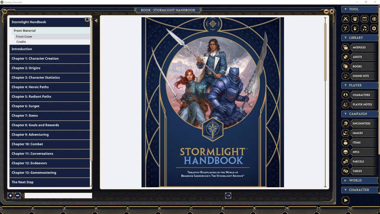Fantasy Grounds - Stormlight Handbook Screenshot 3