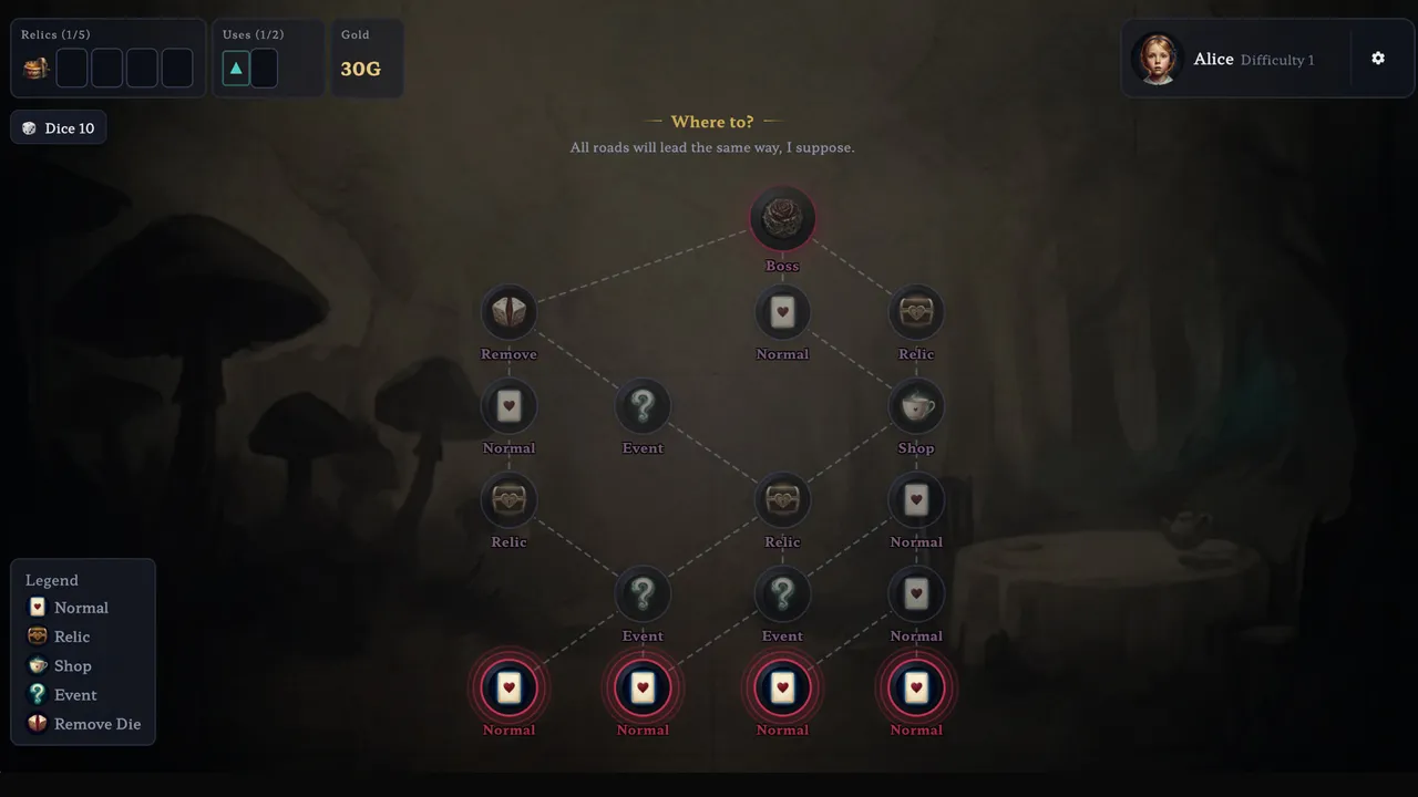 Dice in Wonderland Screenshot 1