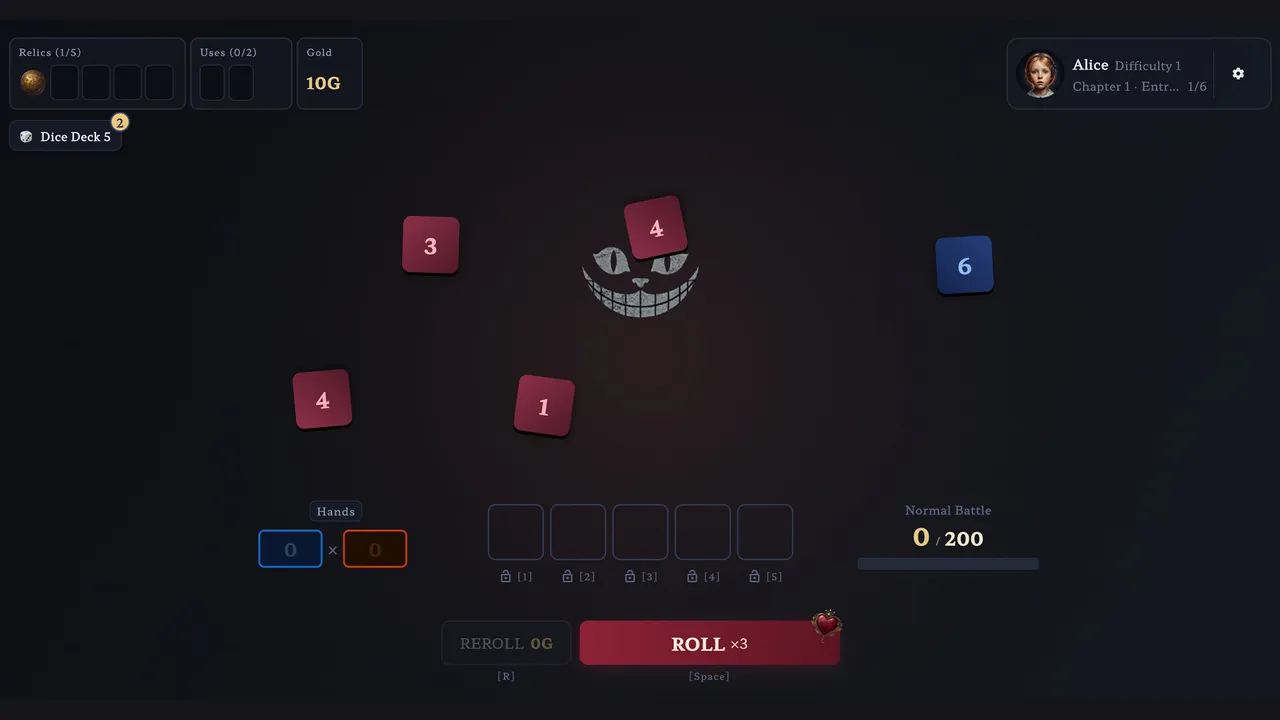 Dice in Wonderland Screenshot 0