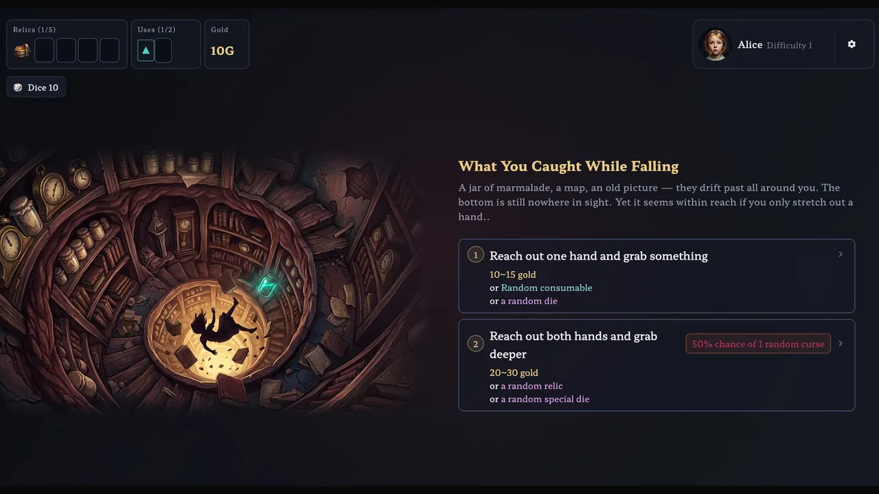 Dice in Wonderland Screenshot 2