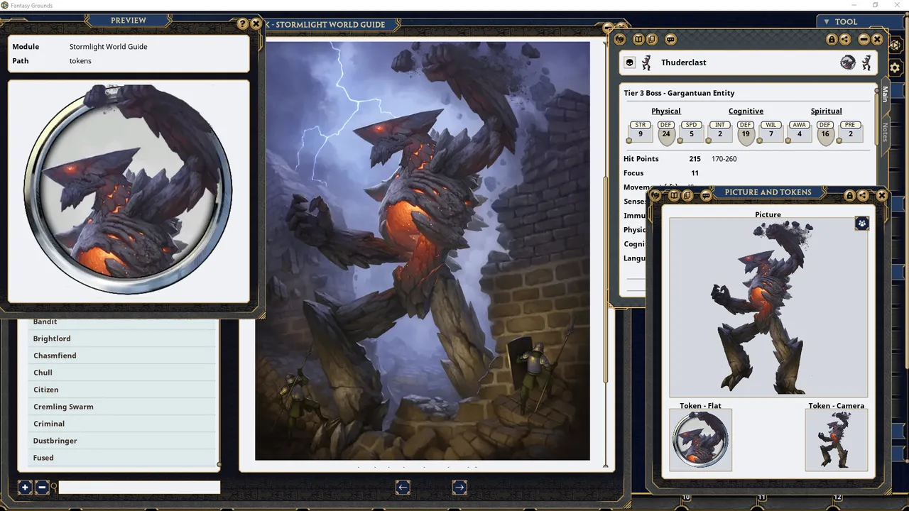 Fantasy Grounds - Stormlight World Guide Screenshot 4