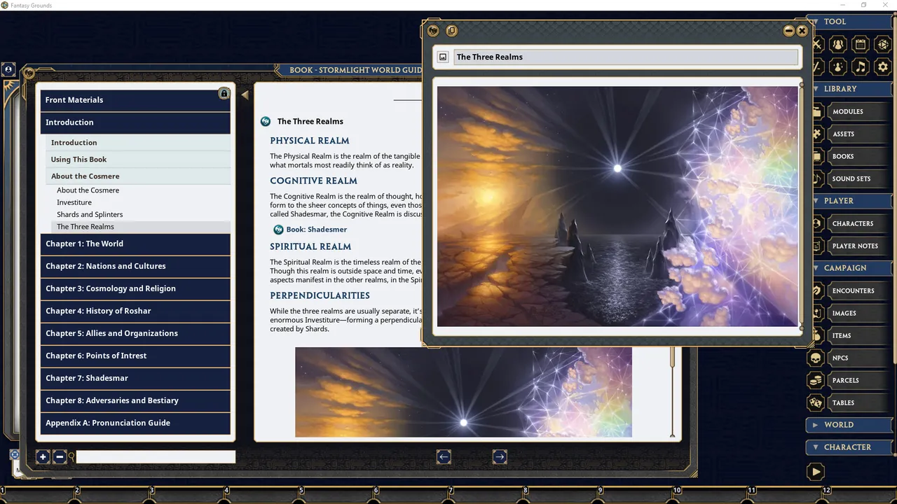 Fantasy Grounds - Stormlight World Guide Screenshot 2