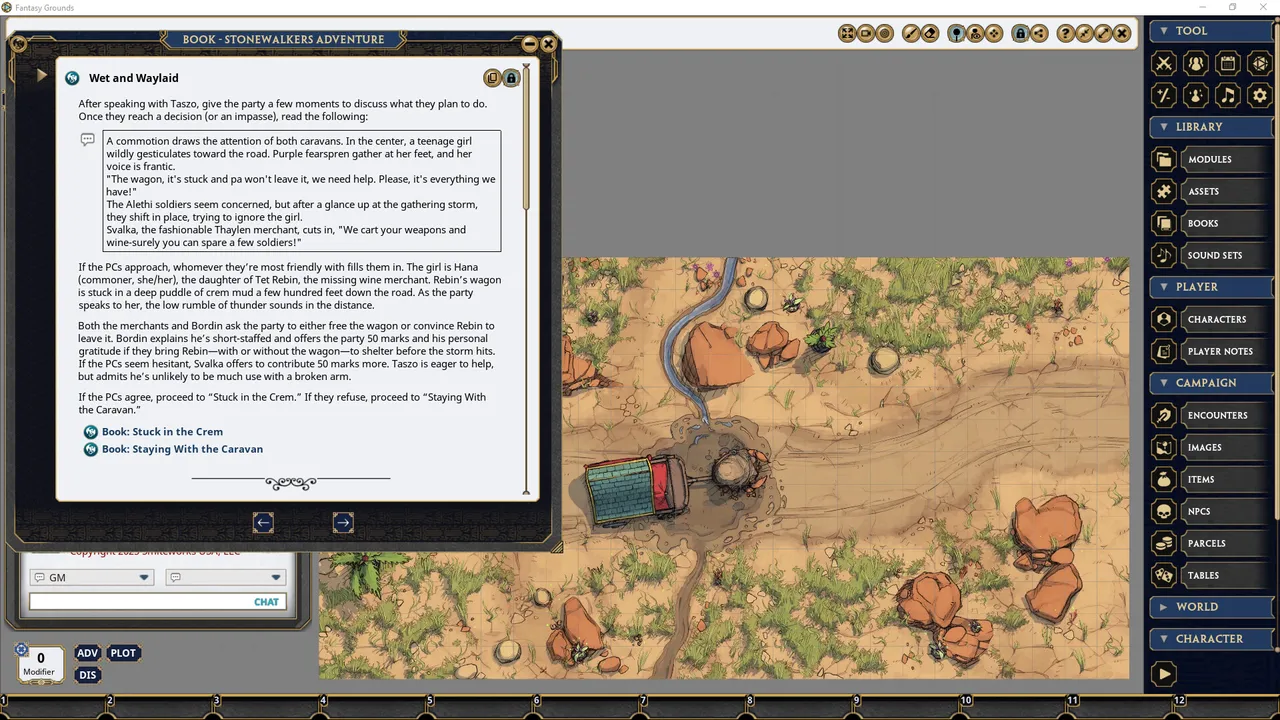 Fantasy Grounds - Stonewalkers Adventure Screenshot 2