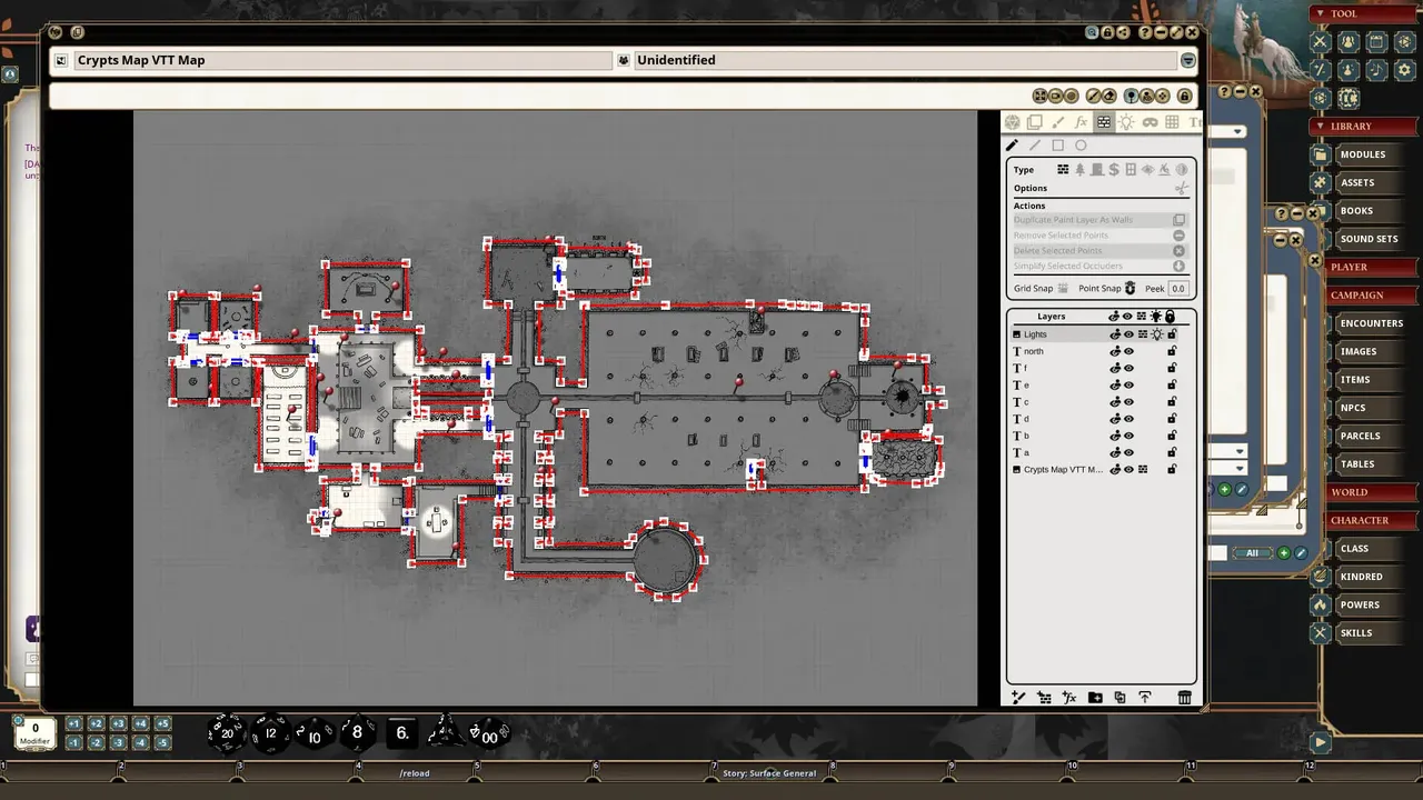 Fantasy Grounds - Dolmenwood - The Ruined Abbey of St. Clewyd Screenshot 0