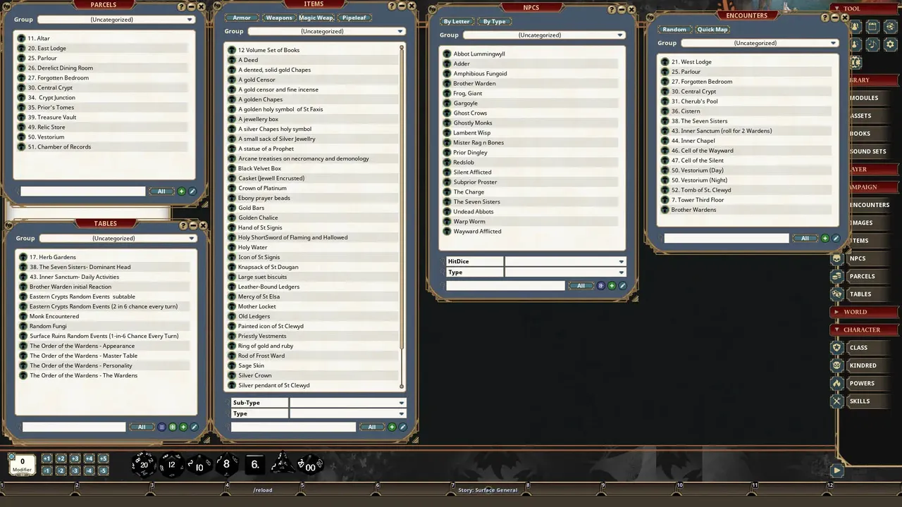 Fantasy Grounds - Dolmenwood - The Ruined Abbey of St. Clewyd Screenshot 2