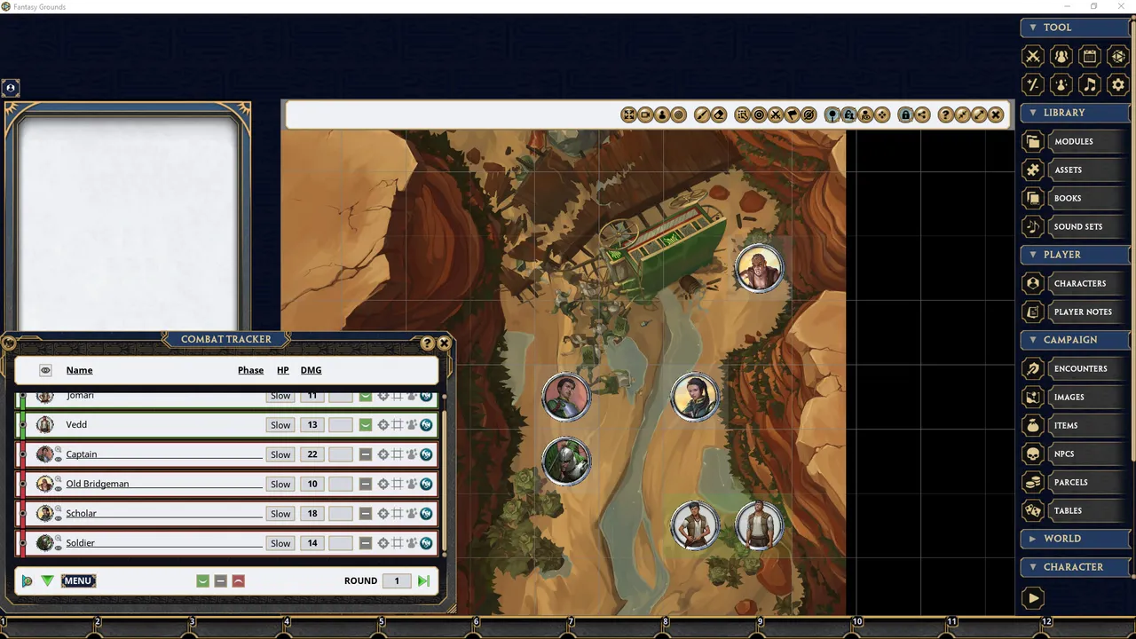 Fantasy Grounds - Bridge Nine Adventure Screenshot 2