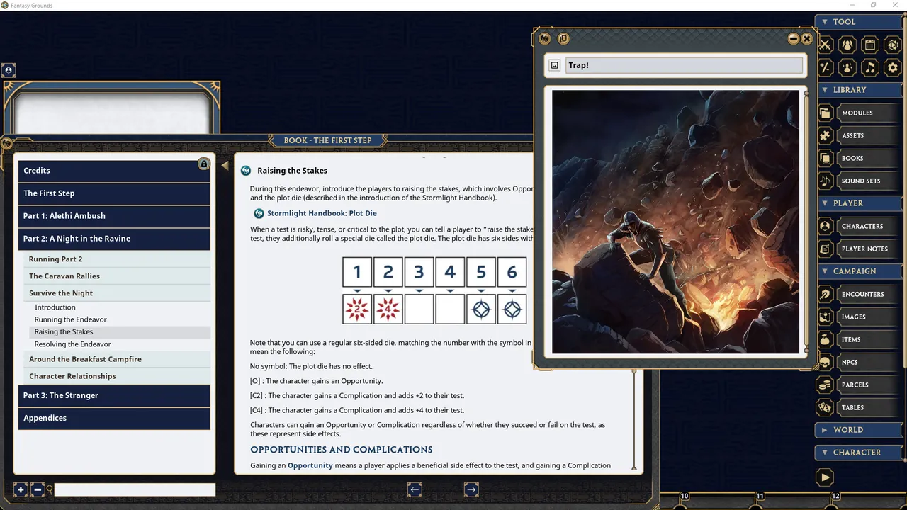 Fantasy Grounds - The First Step Screenshot 1