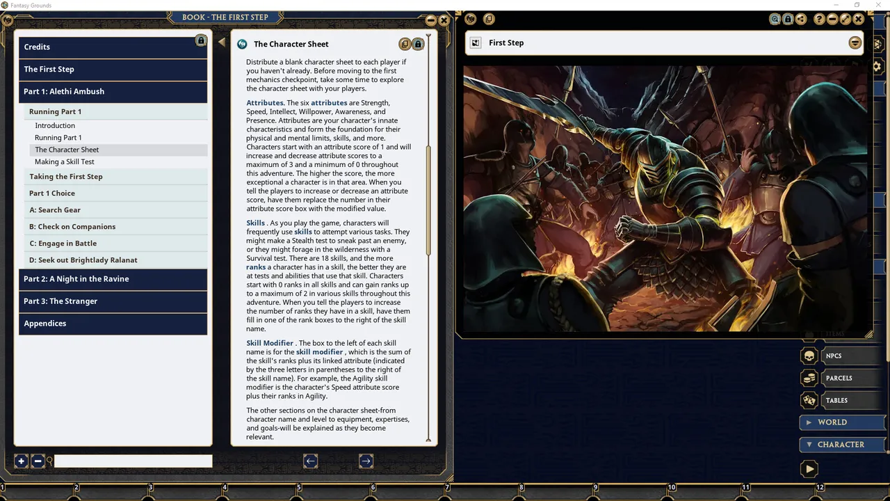 Fantasy Grounds - The First Step Screenshot 2