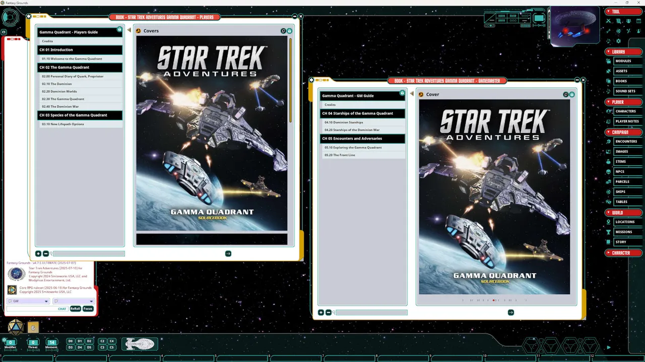 Fantasy Grounds - Star Trek Adventures: Gamma Quadrant Sourcebook Screenshot 0