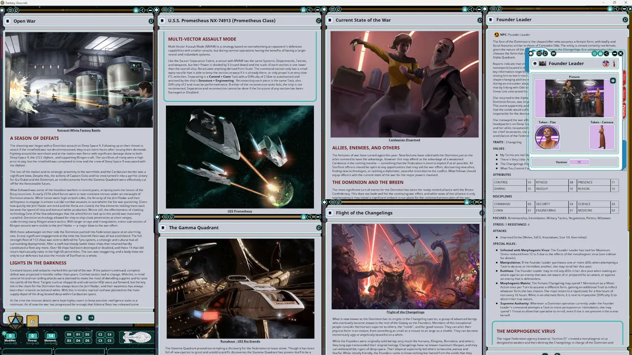 Fantasy Grounds - Star Trek Adventures: Gamma Quadrant Sourcebook Screenshot 5