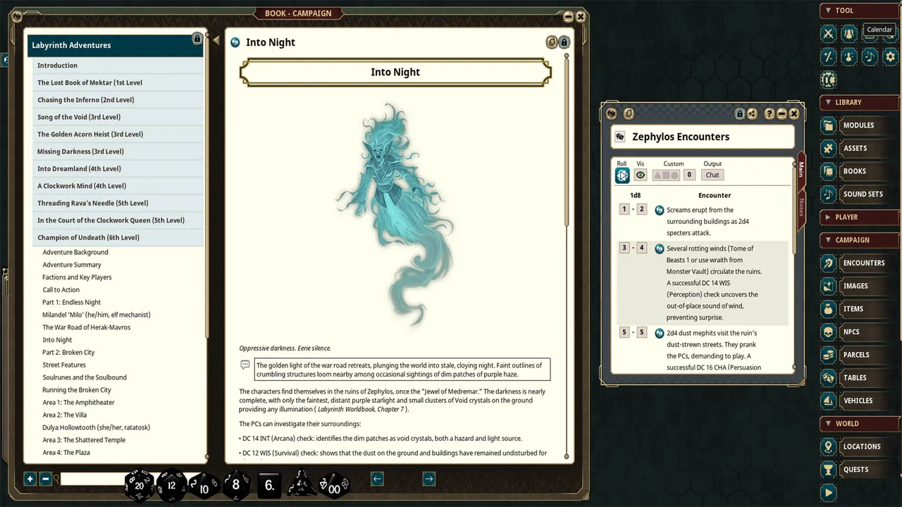 Fantasy Grounds - Labyrinth Adventures Screenshot 3