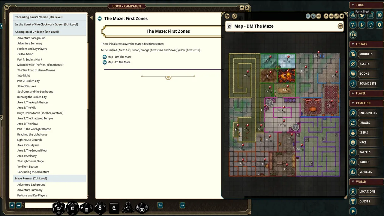 Fantasy Grounds - Labyrinth Adventures Screenshot 4