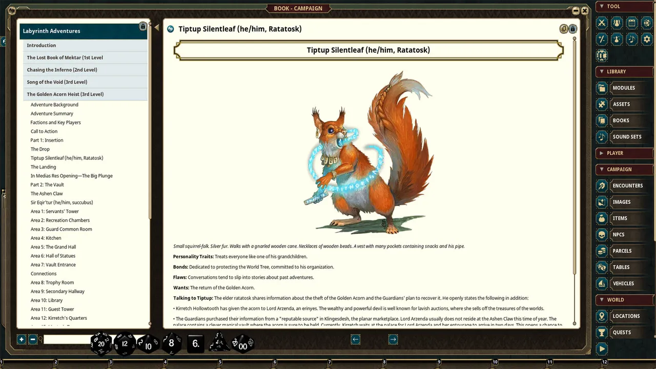Fantasy Grounds - Labyrinth Adventures Screenshot 0