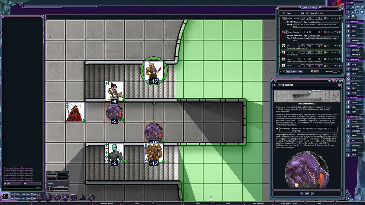 Fantasy Grounds - Starfinder 2 RPG - Murder in Metal City Screenshot 4