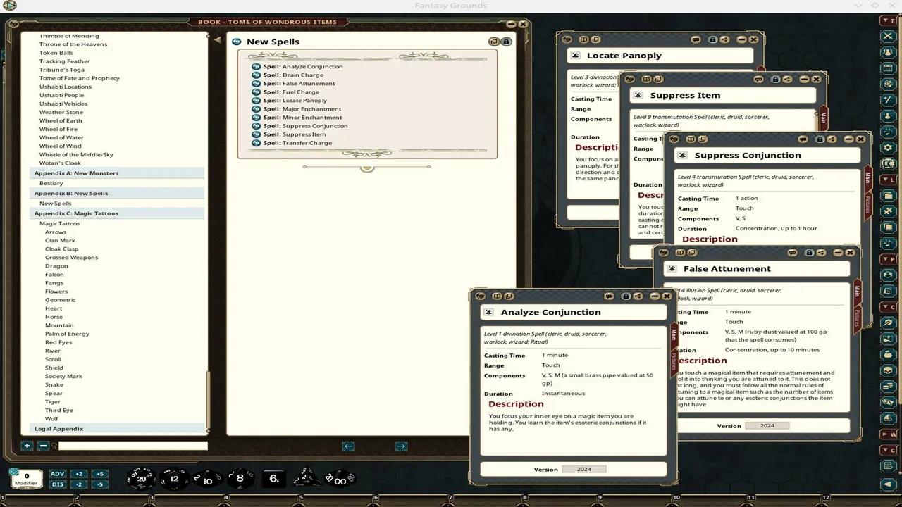 Fantasy Grounds - Tome of Wondrous Items Screenshot 3