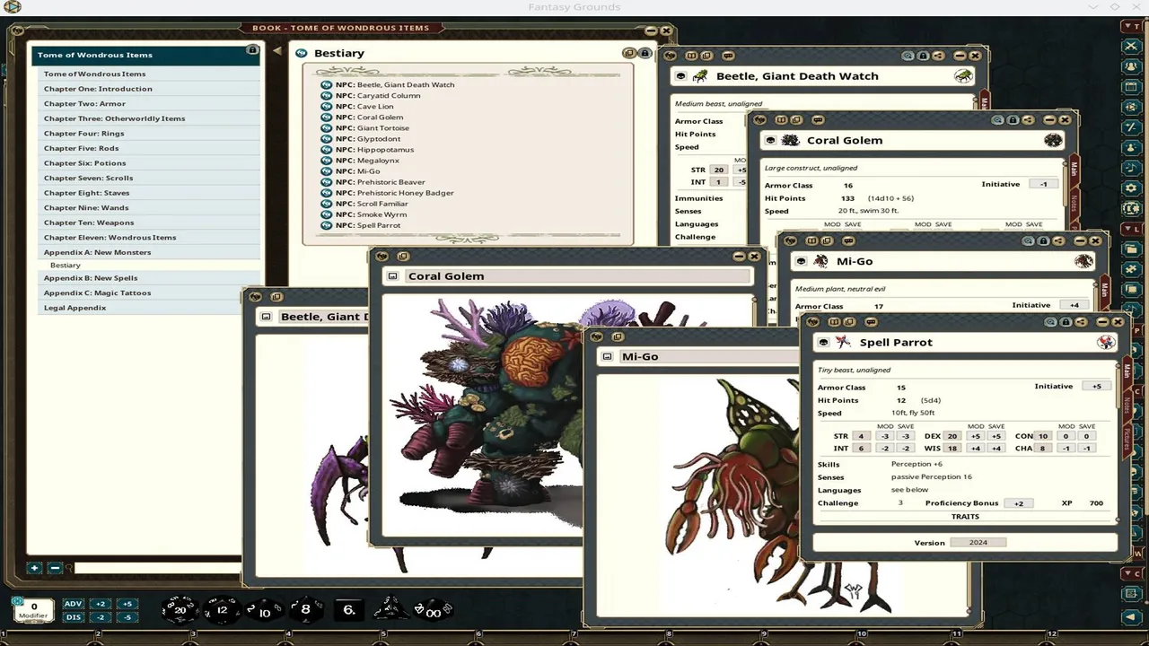 Fantasy Grounds - Tome of Wondrous Items Screenshot 2