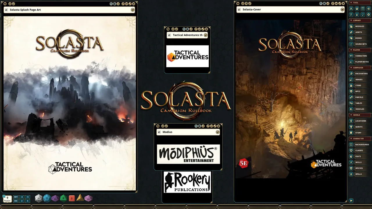 Fantasy Grounds - Solasta Campaign Rulebook Screenshot 0